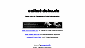 What Selbst-doku.de website looked like in 2018 (6 years ago)