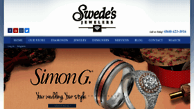 What Swedesjewelers.com website looked like in 2018 (7 years ago)