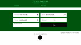 What Sachsen-traeume.de website looked like in 2018 (7 years ago)