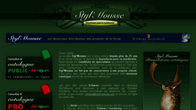 What Stylmousse.com website looked like in 2018 (6 years ago)