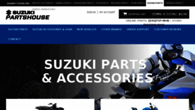 What Suzukipartshouse.com website looked like in 2018 (6 years ago)