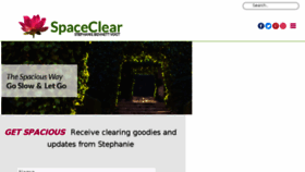 What Spaceclear.com website looked like in 2018 (6 years ago)