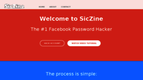 What Siczine.com website looked like in 2018 (6 years ago)
