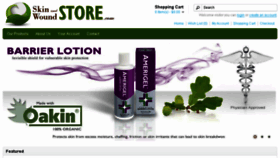 What Skinandwoundstore.com website looked like in 2018 (6 years ago)