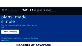 What Shop.regence.com website looked like in 2018 (6 years ago)
