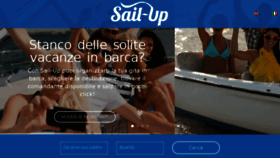 What Sail-up.com website looked like in 2018 (6 years ago)
