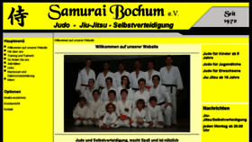 What Samurai-bochum.de website looked like in 2018 (6 years ago)