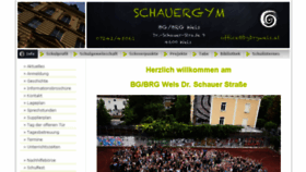 What Schauergym.at website looked like in 2018 (6 years ago)