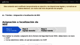 What Serviciosdigitales.imss.gob.mx website looked like in 2018 (6 years ago)