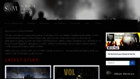 What Scribesofmetal.com website looked like in 2018 (6 years ago)