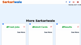 What Sarkariwale.com website looked like in 2018 (6 years ago)