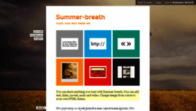What Summer-breath.com website looked like in 2018 (7 years ago)