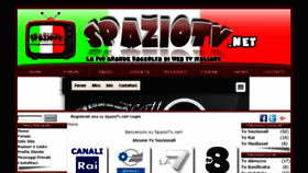 What Spaziotv.net website looked like in 2018 (6 years ago)