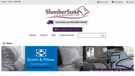 What Slumbersuite.ie website looked like in 2018 (6 years ago)