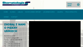 What Stomatologianaksiezymmlynie.pl website looked like in 2018 (6 years ago)