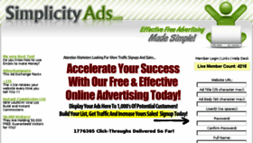 What Simplicityads.com website looked like in 2018 (6 years ago)