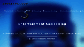 What Socialbilitty.com website looked like in 2018 (6 years ago)