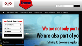 What Samesauto.com website looked like in 2018 (6 years ago)