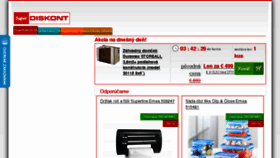 What Superdiskont.sk website looked like in 2018 (6 years ago)