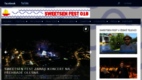 What Sweetsen.cz website looked like in 2018 (6 years ago)