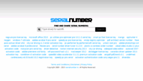 What Serialnumber.in website looked like in 2018 (6 years ago)