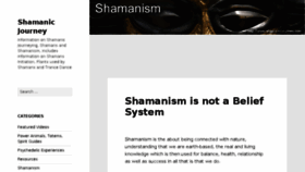What Shamanicjourney.com website looked like in 2018 (6 years ago)