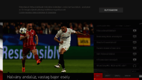 What Sport1tv.hu website looked like in 2018 (6 years ago)