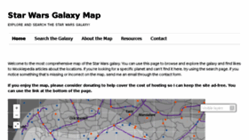 What Swgalaxymap.com website looked like in 2018 (8 years ago)