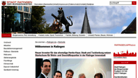 What Stadt-ratingen.de website looked like in 2018 (6 years ago)