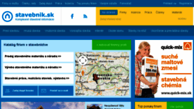 What Stavebnik.sk website looked like in 2018 (6 years ago)