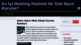 What Sitenasilkurulur.net website looked like in 2018 (6 years ago)