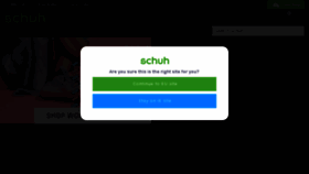 What Schuh.ie website looked like in 2018 (6 years ago)