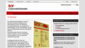 What Stv-online.de website looked like in 2018 (7 years ago)