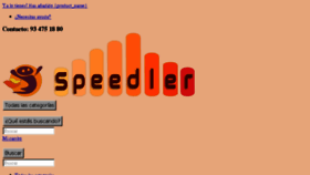 What Speedler.es website looked like in 2018 (6 years ago)