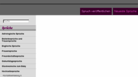 What Sprueche-galerie.de website looked like in 2018 (7 years ago)