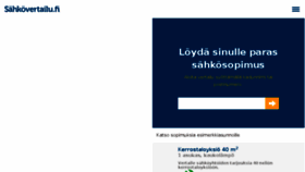 What Sahkovertailu.fi website looked like in 2018 (6 years ago)