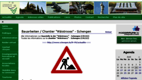 What Schengen.lu website looked like in 2018 (6 years ago)