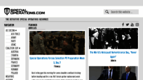 What Specialoperations.com website looked like in 2018 (6 years ago)