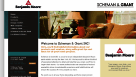 What Schemanandgrant.com website looked like in 2018 (6 years ago)