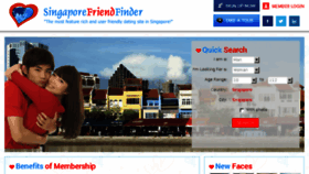 What Singaporefriendfinder.com website looked like in 2018 (6 years ago)
