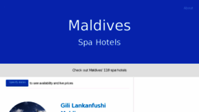 What Spahotels-maldives.com website looked like in 2018 (6 years ago)