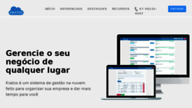 What Sistemakratos.com.br website looked like in 2018 (6 years ago)