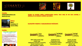 What Shanticentrum.com website looked like in 2018 (6 years ago)