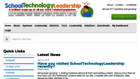 What Schooltechnologyleadership.com website looked like in 2018 (6 years ago)