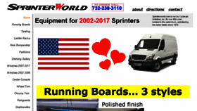 What Sprinterworld.com website looked like in 2018 (6 years ago)