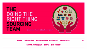 What Sourcing.co.uk website looked like in 2018 (6 years ago)
