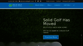 What Solidgolf.co.uk website looked like in 2018 (6 years ago)