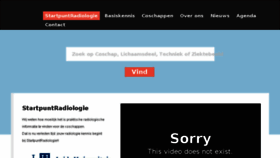 What Startpuntradiologie.nl website looked like in 2018 (6 years ago)