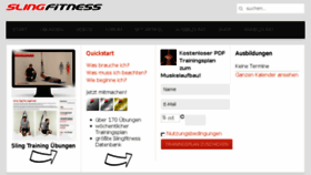 What Slingfitness.de website looked like in 2018 (6 years ago)