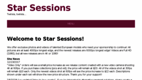 What Starsessions.com website looked like in 2018 (6 years ago)